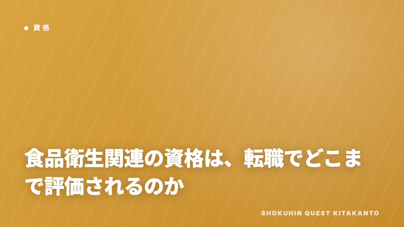 食品衛生資格の価値 eBook表紙